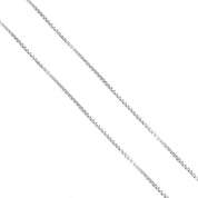 Collana con ciondolo - 18 carati Oro bianco - 0.75ct. tw. Acquamarina - Diamante