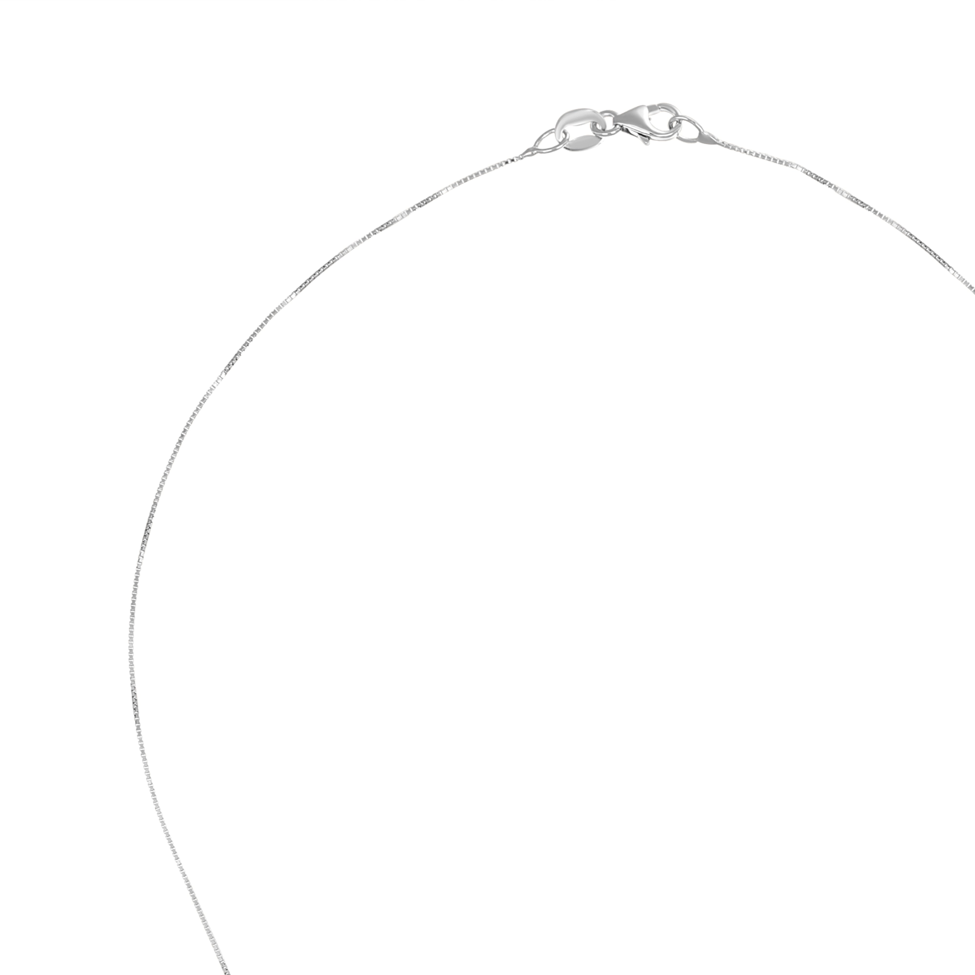 Collana con ciondolo - 18 carati Oro bianco - 1.16ct. tw. Acquamarina - Diamante