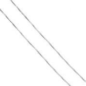 Collana con ciondolo - 18 carati Oro bianco - 1.16ct. tw. Acquamarina - Diamante