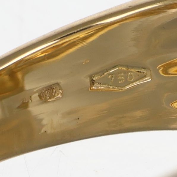 Anello - 18 carati Oro bianco - 0.08ct. tw. Diamante (Naturale)