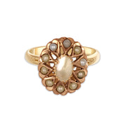 Anello - Perla - 18ct. Gold