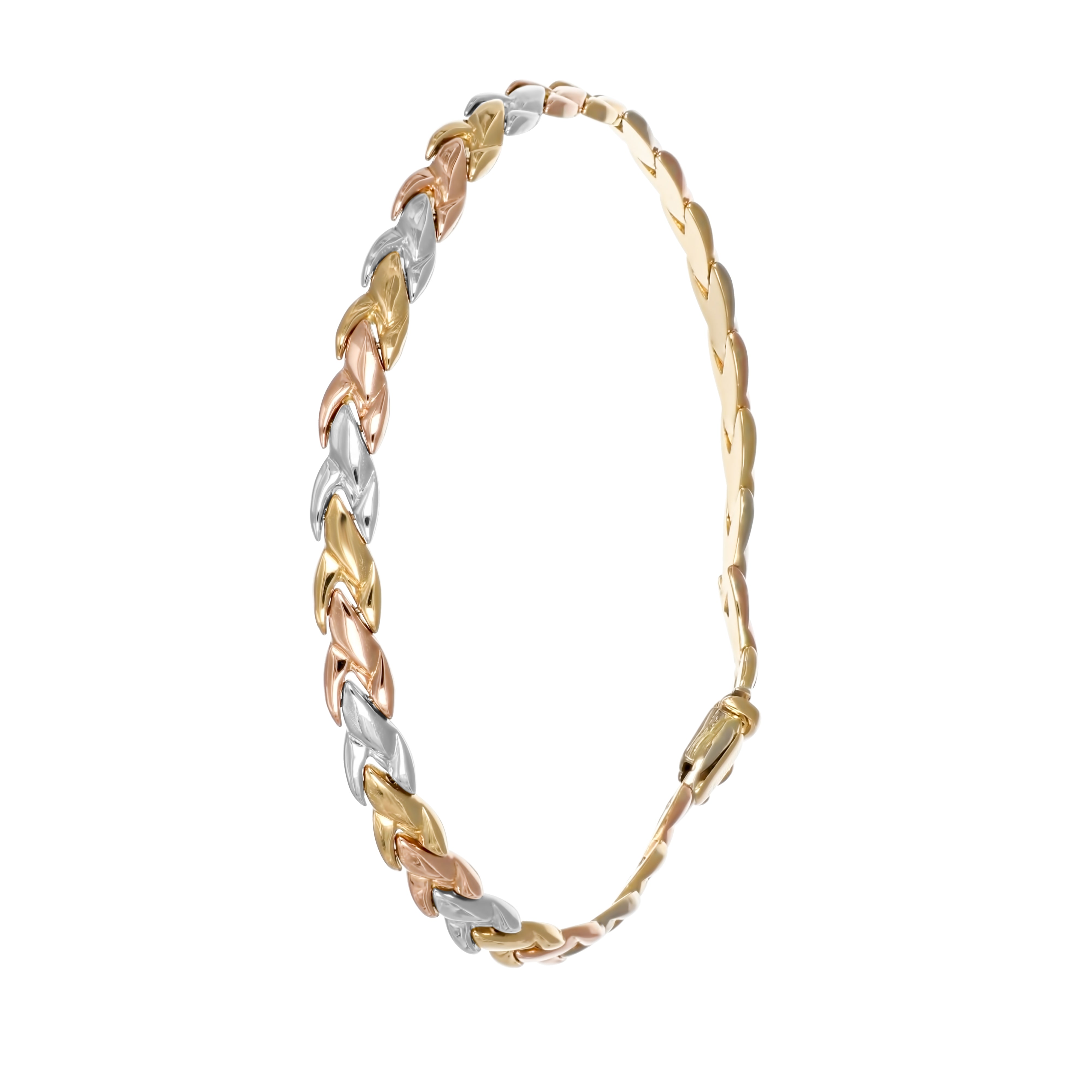 Bracciale in Oro giallo ,Oro Bianco ,Oro Rosa 18 carati