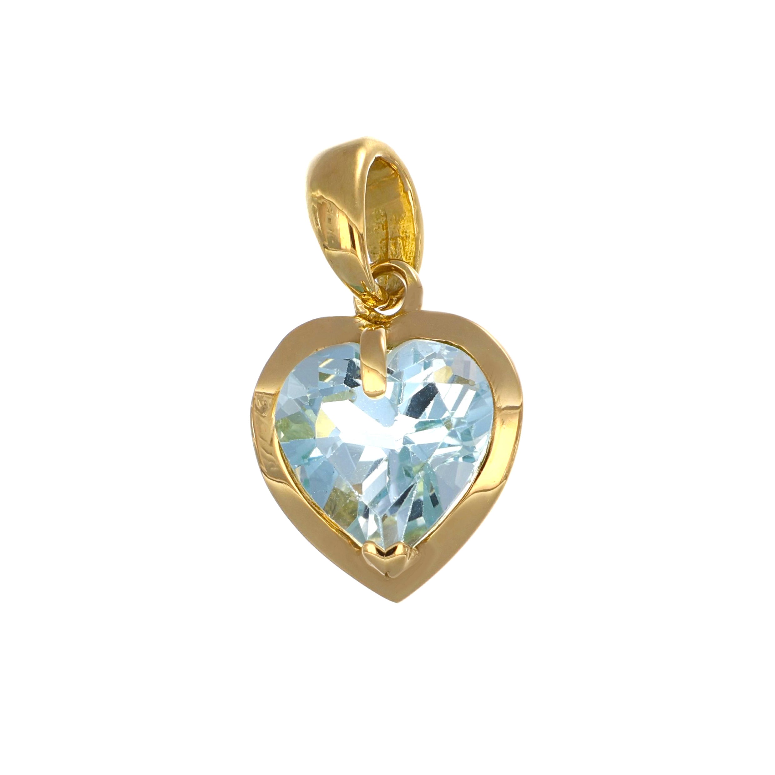 Ciondolo - 18 carati Oro giallo - 2.75ct. tw. Topazio