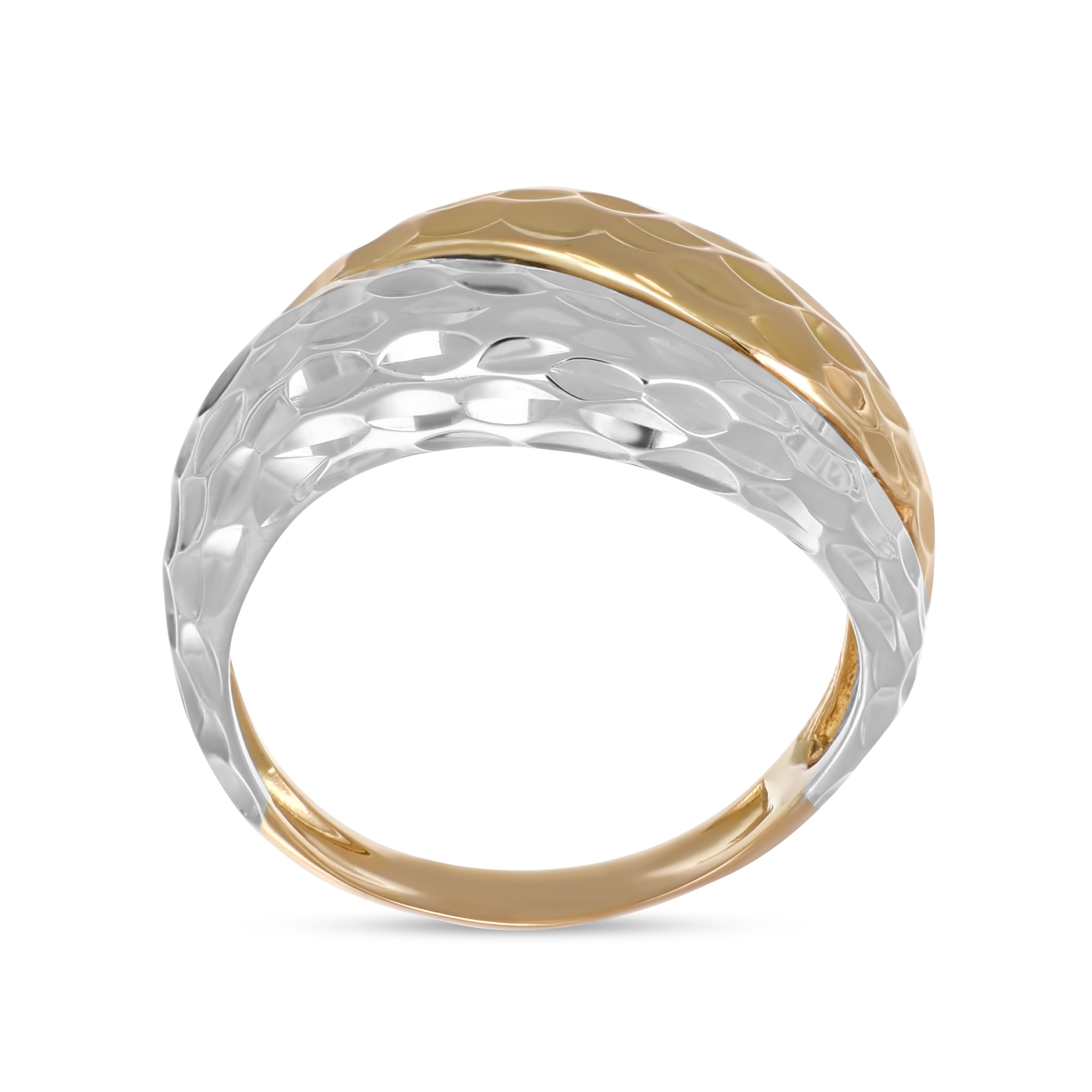 Anello in Oro Giallo ,Oro Bianco 18 carati