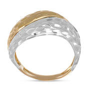 Anello in Oro Giallo ,Oro Bianco 18 carati