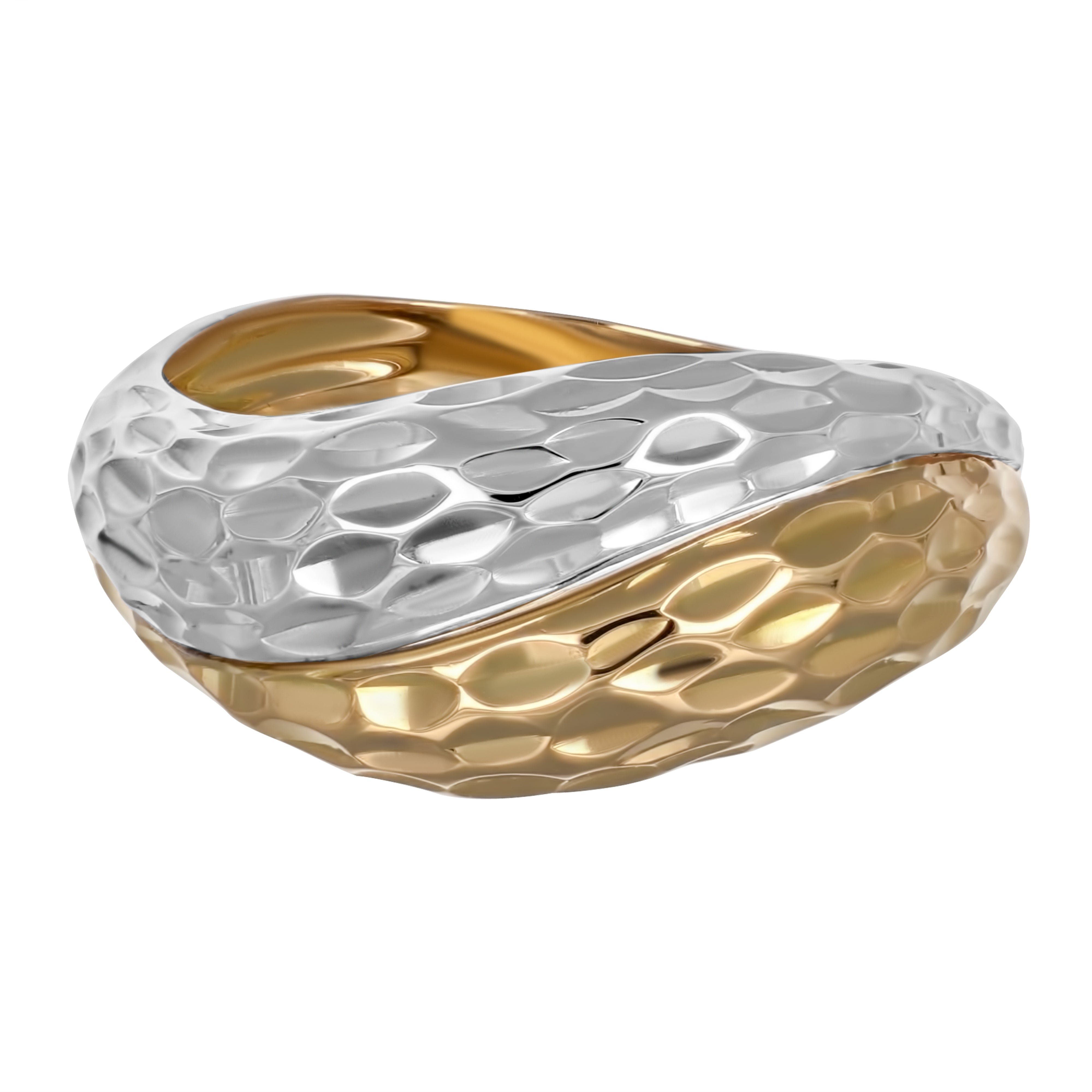 Anello in Oro Giallo ,Oro Bianco 18 carati