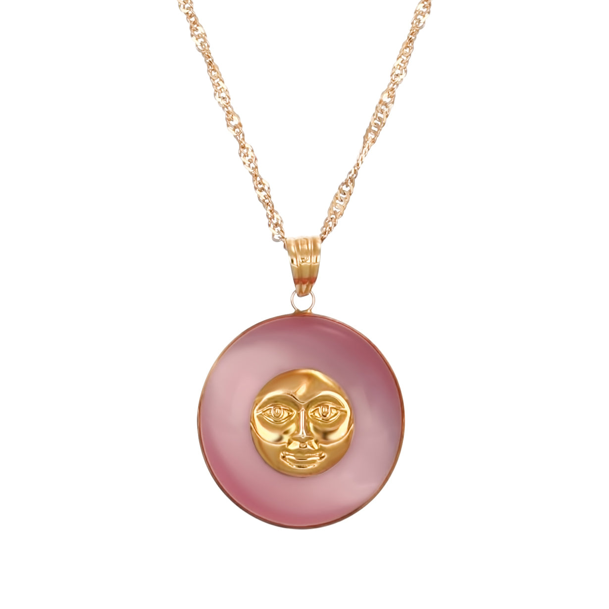 Collana con ciondolo - 18 carati Oro giallo