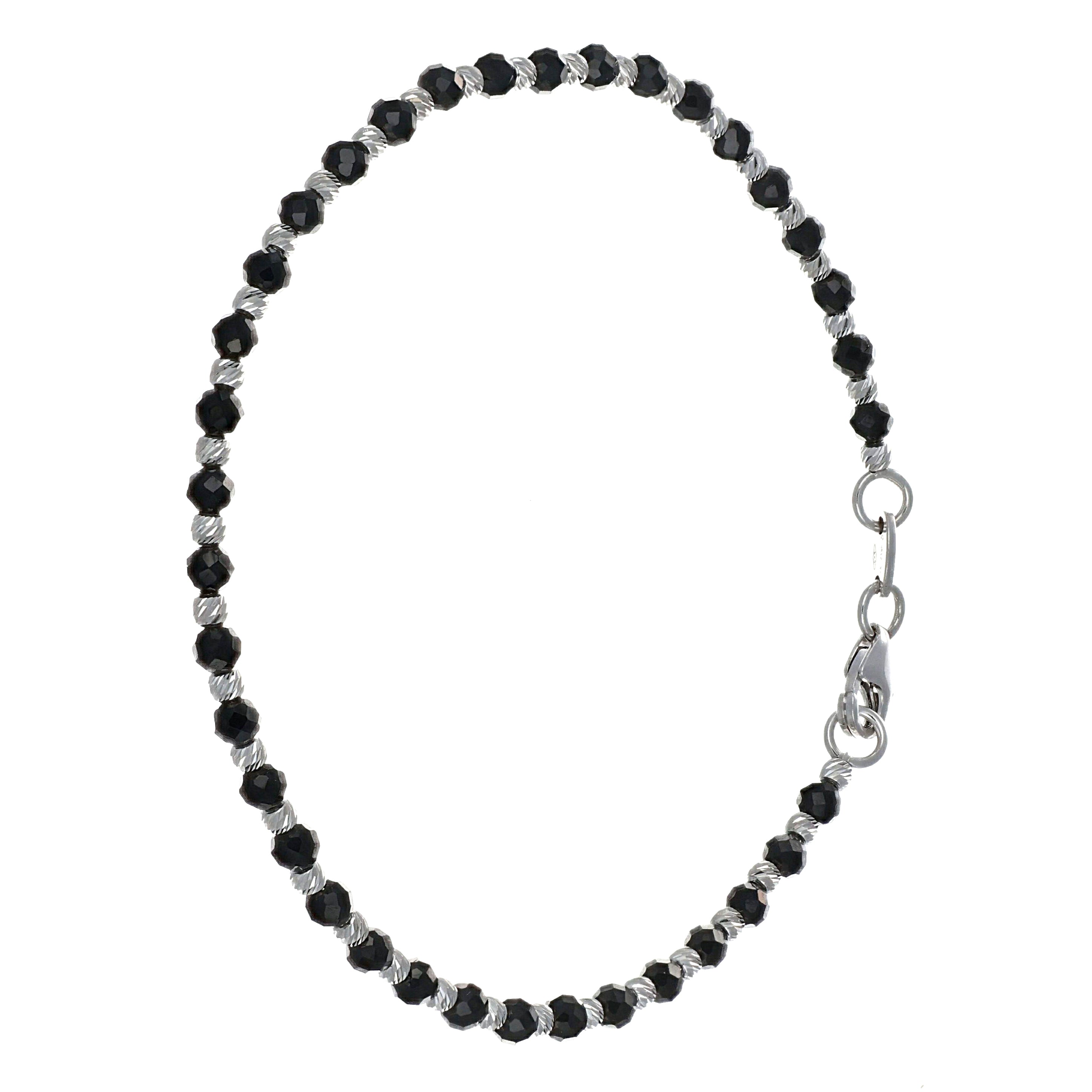 Bracciale - 18 carati Oro bianco Onice