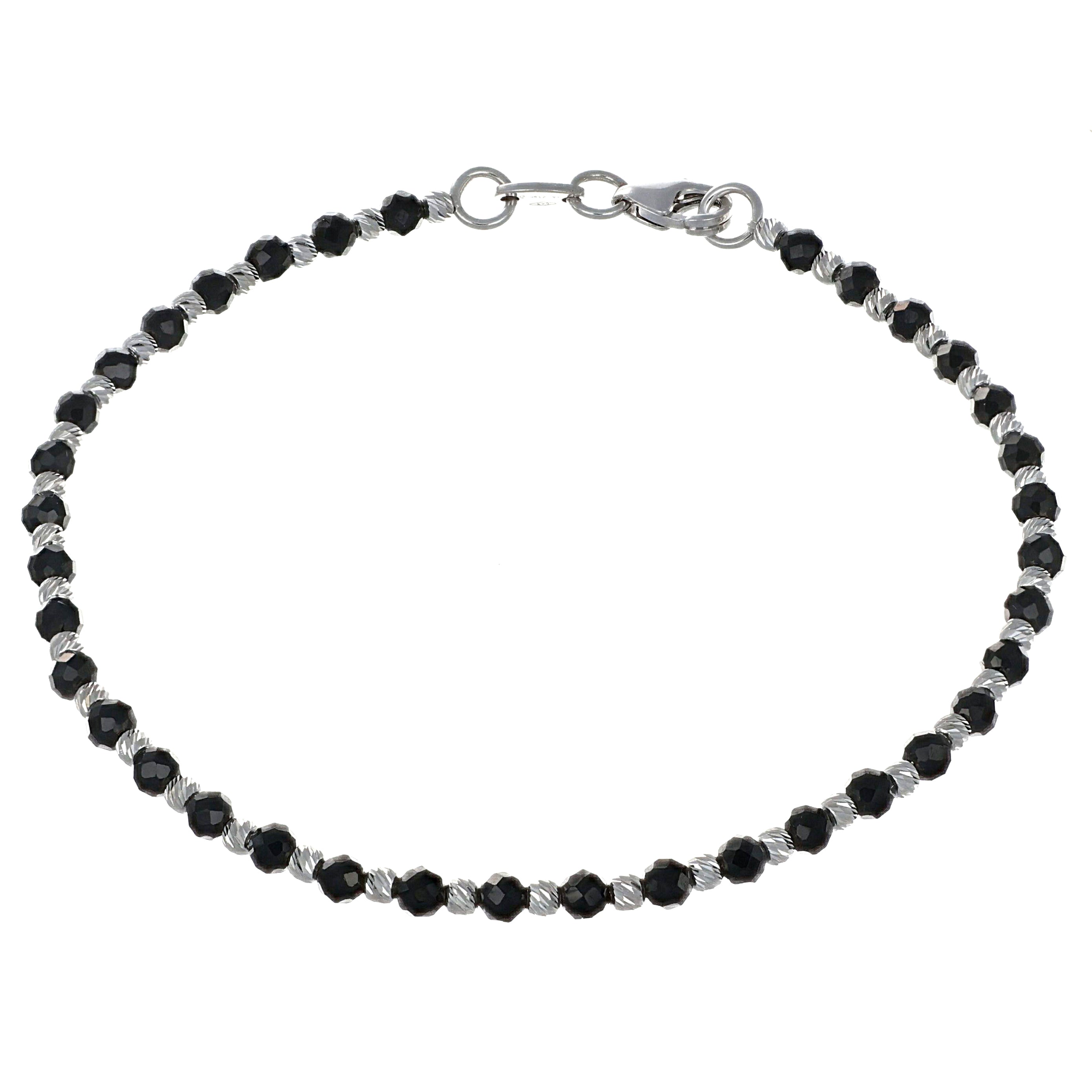 Bracciale - 18 carati Oro bianco Onice