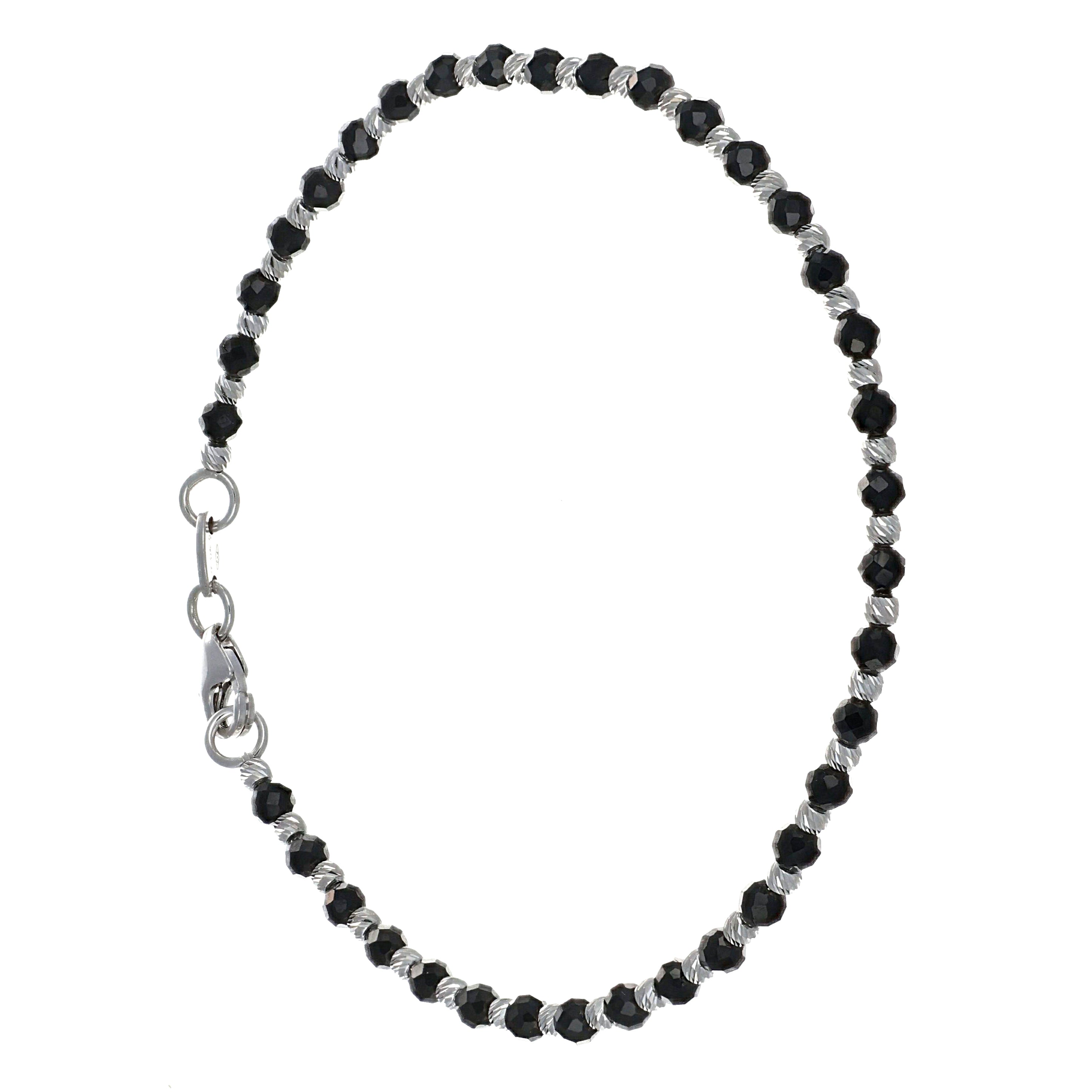 Bracciale - 18 carati Oro bianco Onice