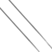 Collana con ciondolo - 18 carati Oro bianco - 0.34ct. tw. Acquamarina - Diamante