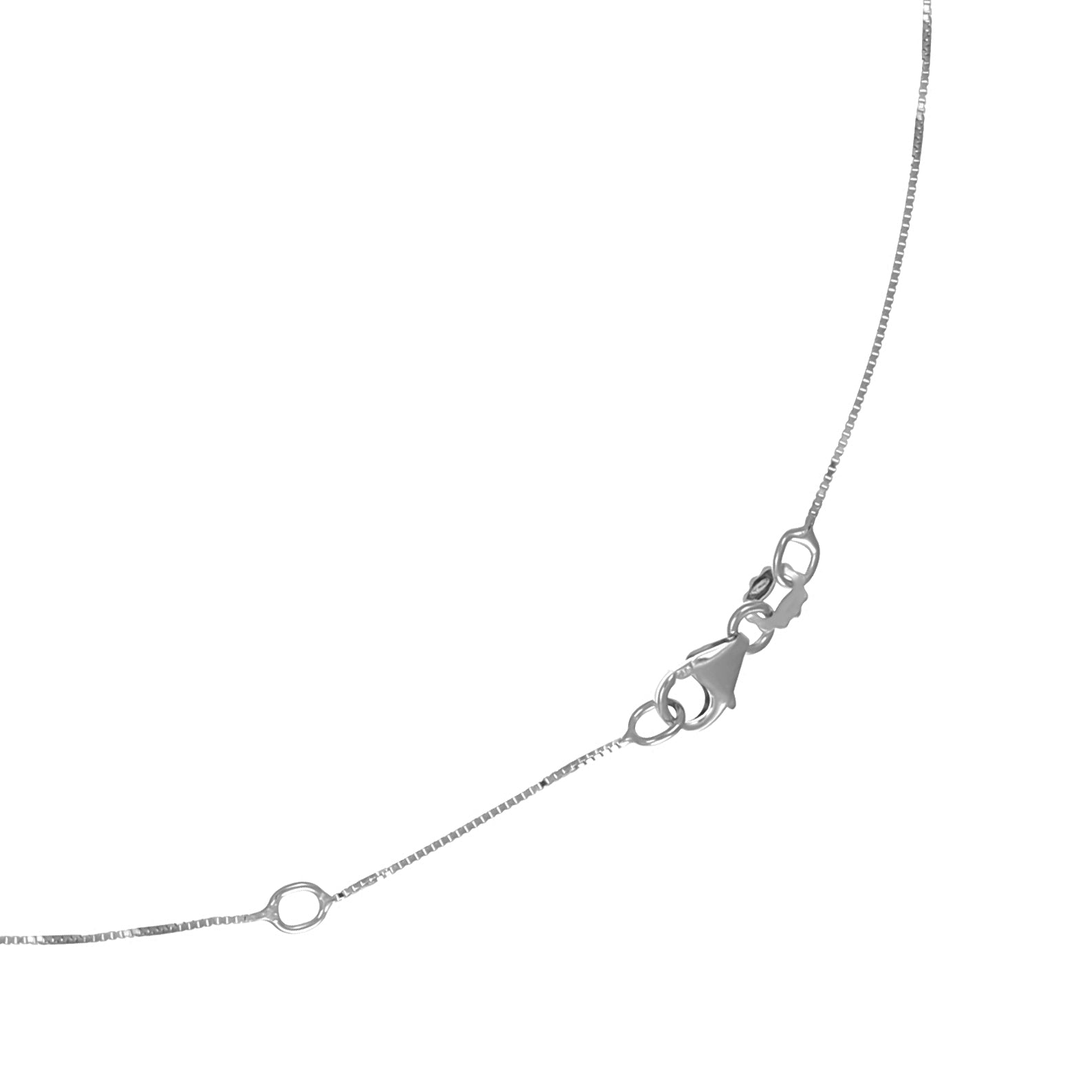 Collana con ciondolo - 18 carati Oro bianco - 1.57ct. tw. Zaffiro - Diamante