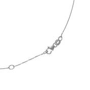 Collana con ciondolo - 18 carati Oro bianco - 1.10ct. tw. Rubino - Diamante