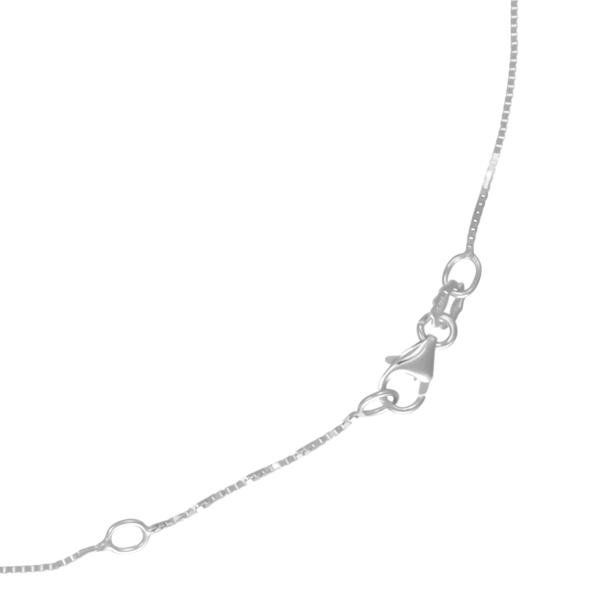 Collana con ciondolo - 18 carati Oro bianco - 1.42ct. tw. Acquamarina - Diamante