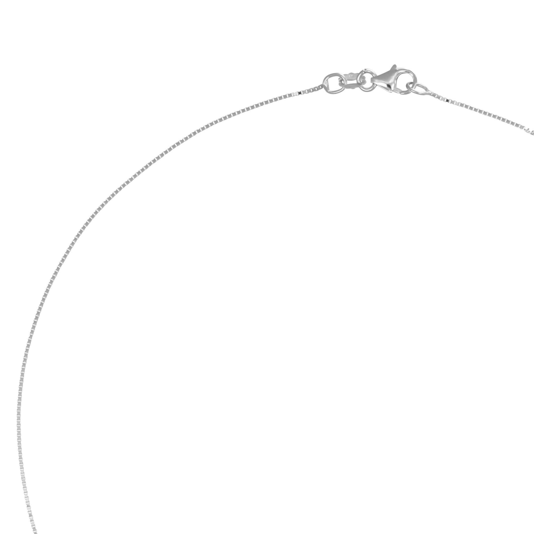 Collana con ciondolo - 18 carati Oro bianco - 1.98ct. tw. Acquamarina - Diamante