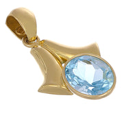 Ciondolo - 18 carati Oro giallo - 4.75ct. tw. Topazio