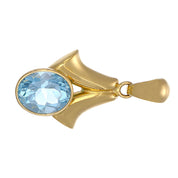 Ciondolo - 18 carati Oro giallo - 4.75ct. tw. Topazio