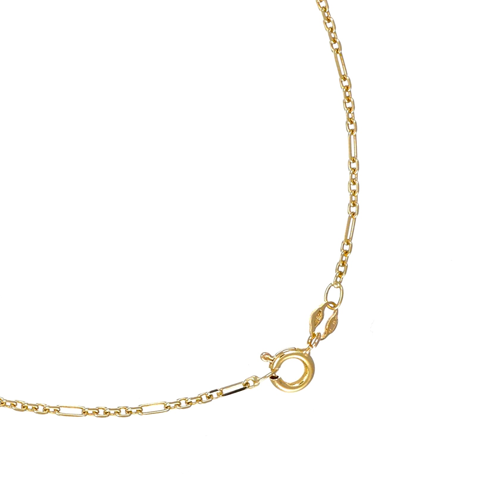 Collana con ciondolo - 18 carati Oro giallo - 0.37ct. tw. Zaffiro - Diamante