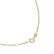Collana con ciondolo - 18 carati Oro giallo - 0.37ct. tw. Zaffiro - Diamante
