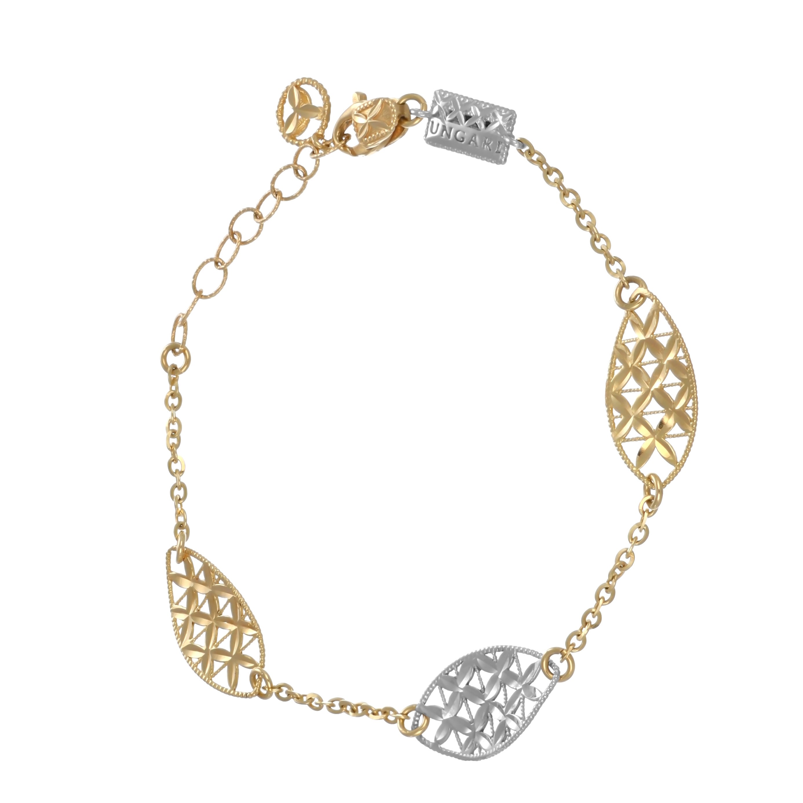 Bracciale - 18 carati Oro bianco, Oro giallo