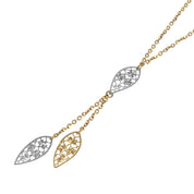 Collana con ciondolo - 18 carati Oro bianco, Oro giallo