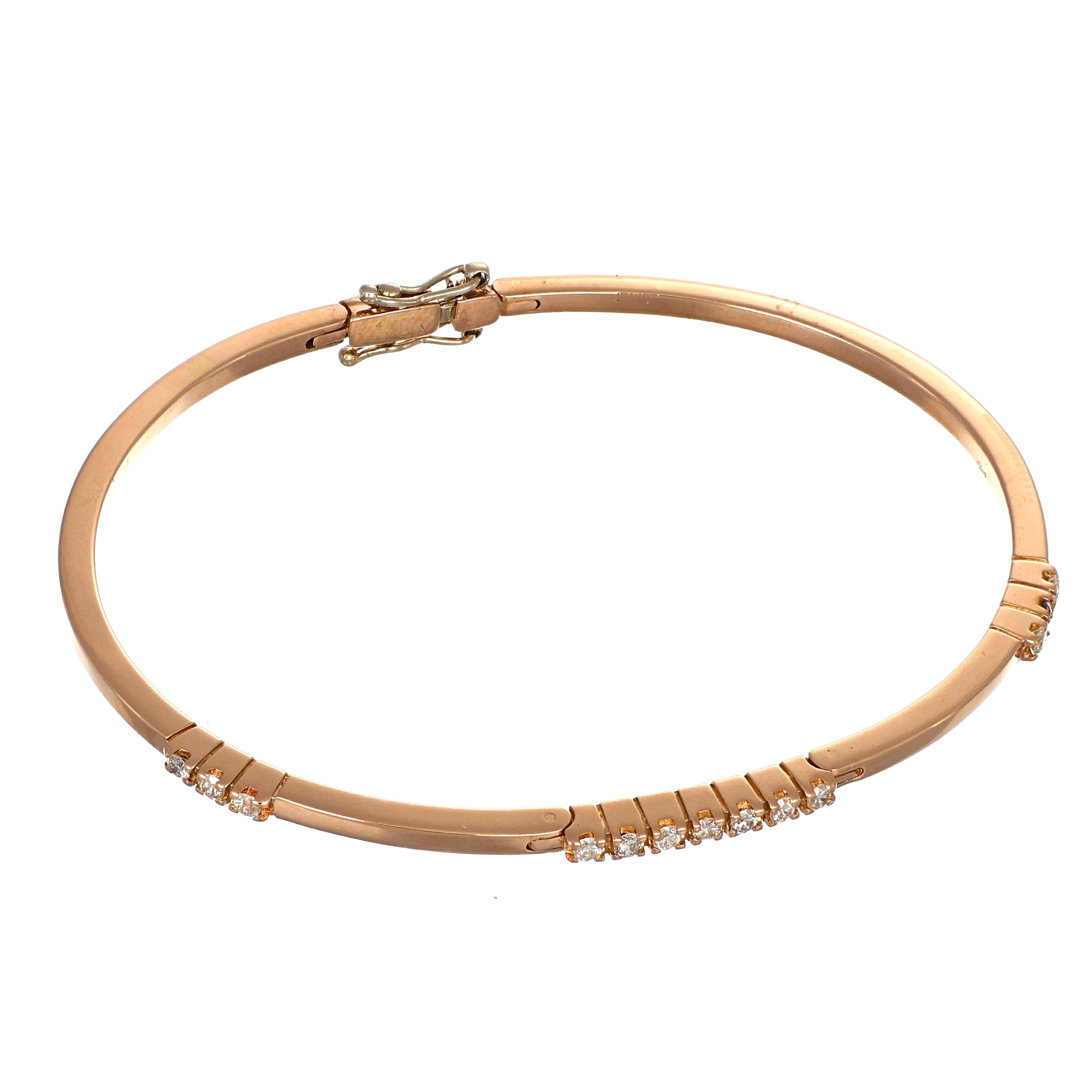 Bracciale - 18 carati Oro bianco, Oro giallo - 0.65ct. tw. Diamante (Naturale)