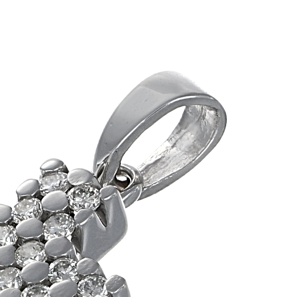 Ciondolo - 18 carati Oro bianco - 0.60ct. tw. Diamante (Naturale)