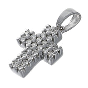 Ciondolo - 18 carati Oro bianco - 0.60ct. tw. Diamante (Naturale)