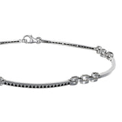 Bracciale - 18 carati Oro bianco - 0.38ct. tw. Spinello