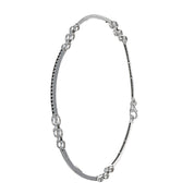 Bracciale - 18 carati Oro bianco - 0.38ct. tw. Spinello