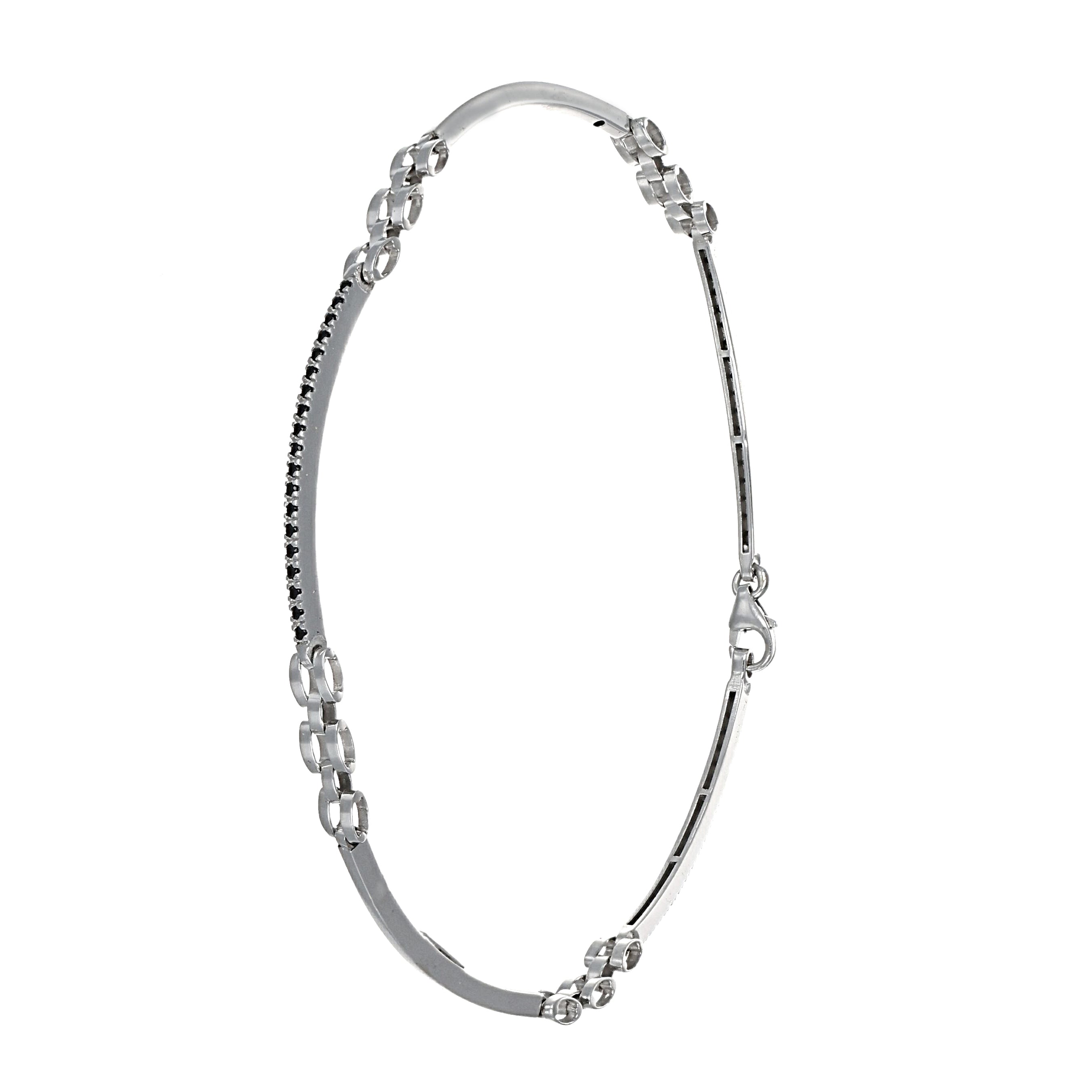 Bracciale - 18 carati Oro bianco - 0.38ct. tw. Spinello