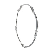 Bracciale - 18 carati Oro bianco - 0.38ct. tw. Spinello