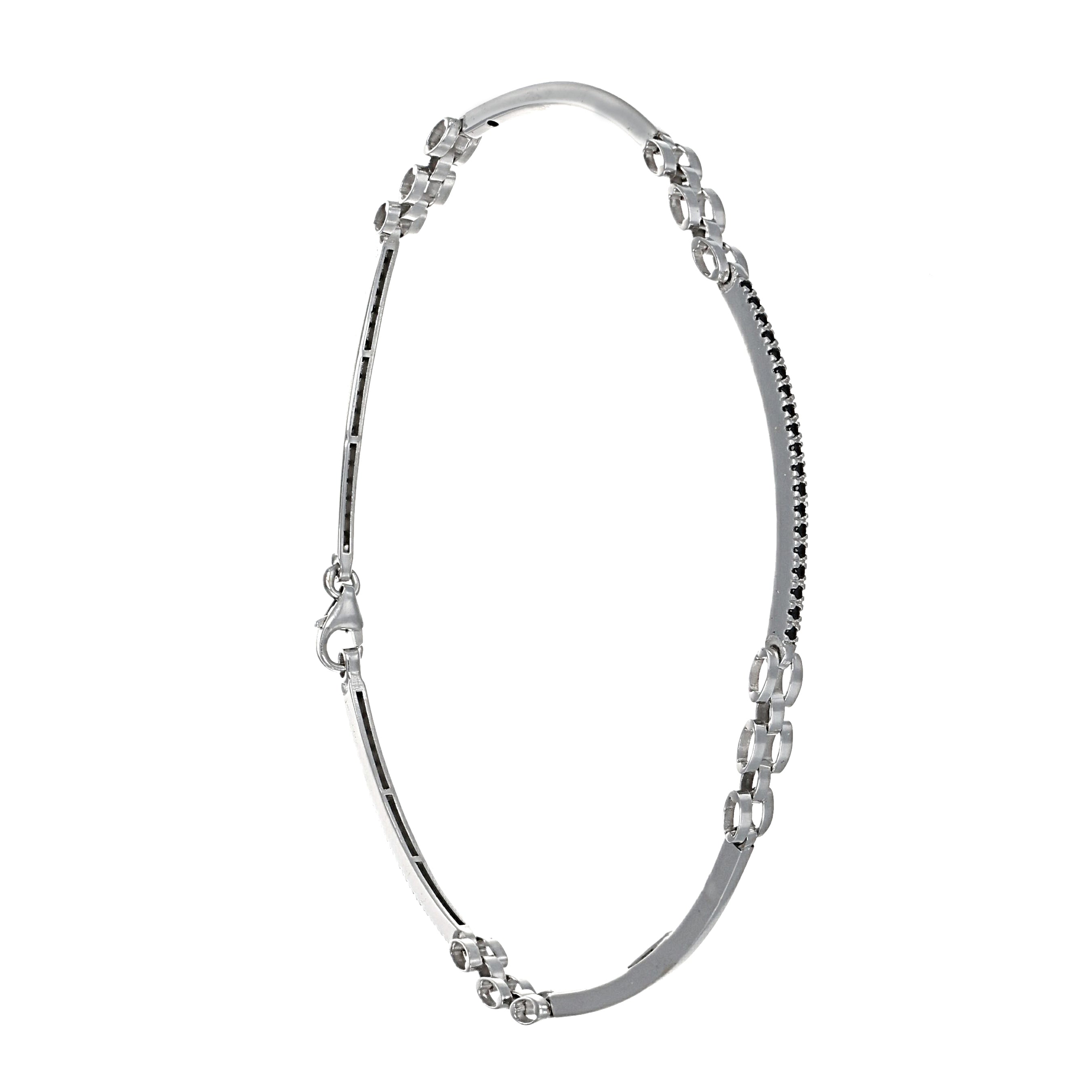 Bracciale - 18 carati Oro bianco - 0.38ct. tw. Spinello