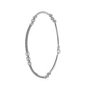 Bracciale - 18 carati Oro bianco - 0.38ct. tw. Spinello