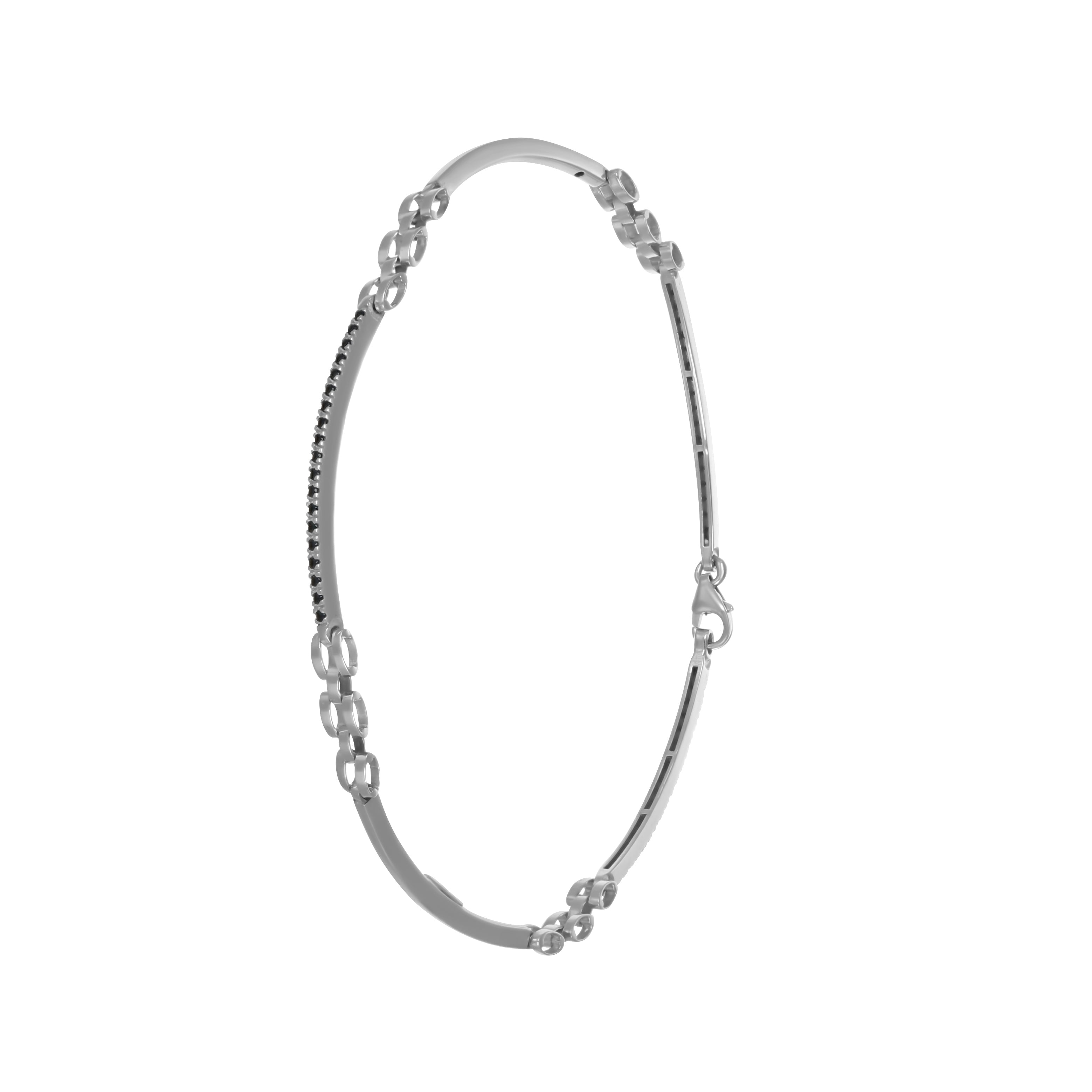 Bracciale - 18 carati Oro bianco - 0.38ct. tw. Spinello