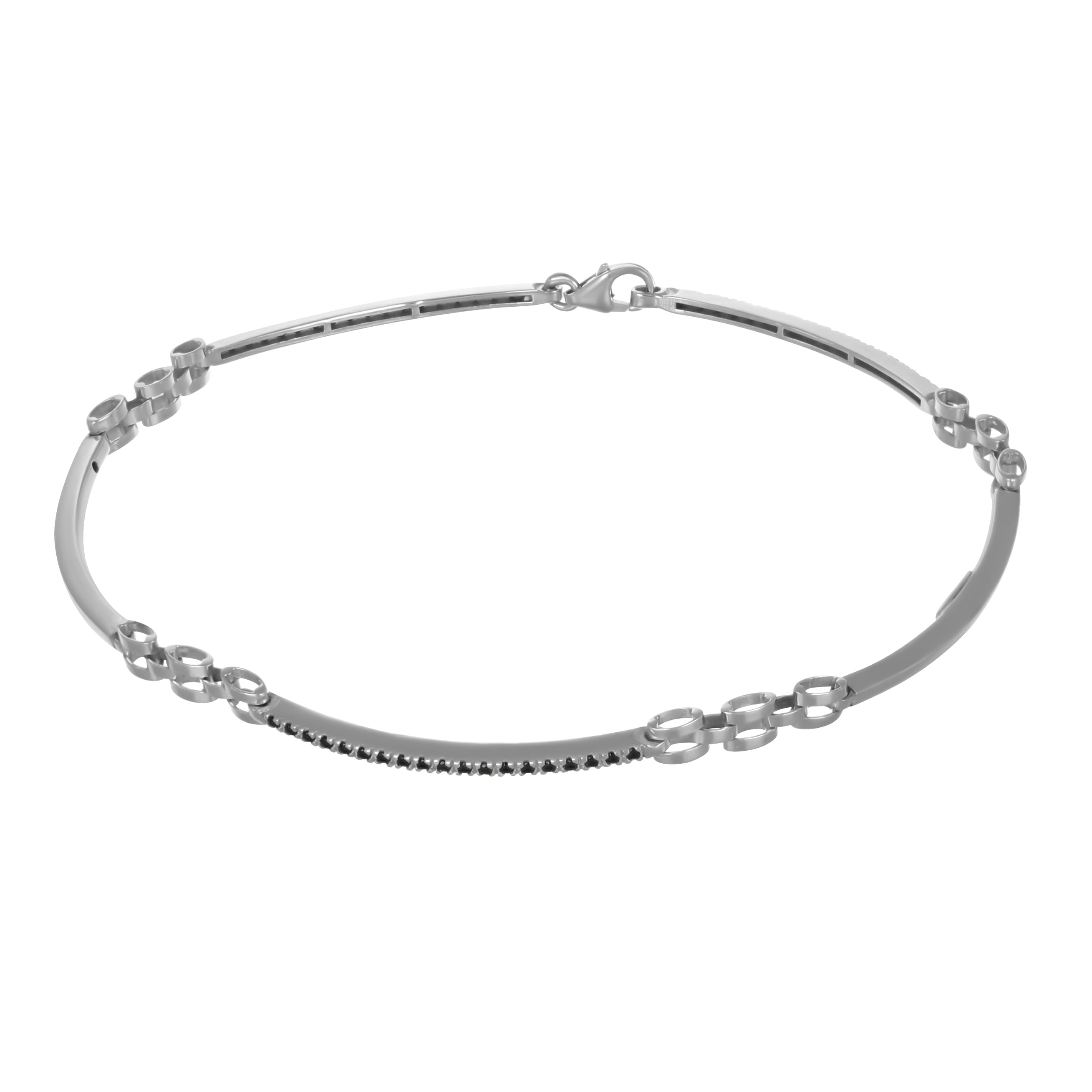 Bracciale - 18 carati Oro bianco - 0.38ct. tw. Spinello