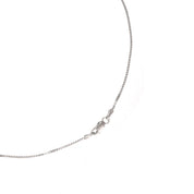 Collana con ciondolo - 18 carati Oro bianco - 0.66ct. tw. Diamante (Naturale)