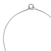 Collana con ciondolo - 18 carati Oro bianco - 6.74ct. tw. Acquamarina - Diamante