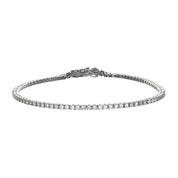 Bracciale - 18 carati Oro bianco - 1.84ct. tw. Diamante (Naturale)