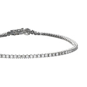 Bracciale - 18 carati Oro bianco - 1.84ct. tw. Diamante (Naturale)