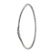 Bracciale - 18 carati Oro bianco - 1.84ct. tw. Diamante (Naturale)