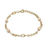 Bracciale - 18 carati Oro giallo - Perla