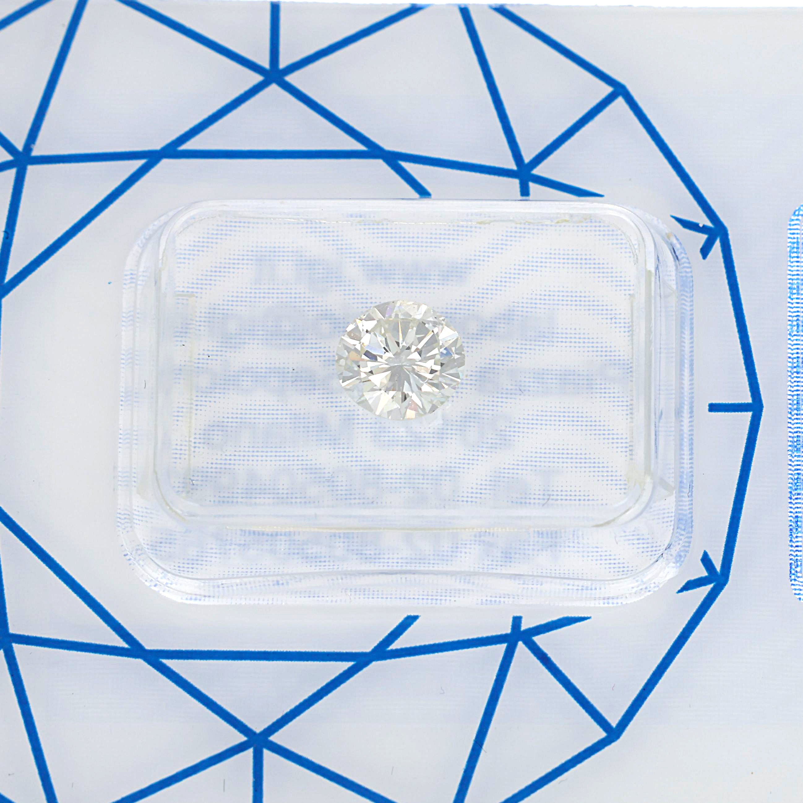 Diamante (Naturale) - 0.77 ct - Rotondo - I - VS2 - Istituto Gemmologico Italiano (IGI)