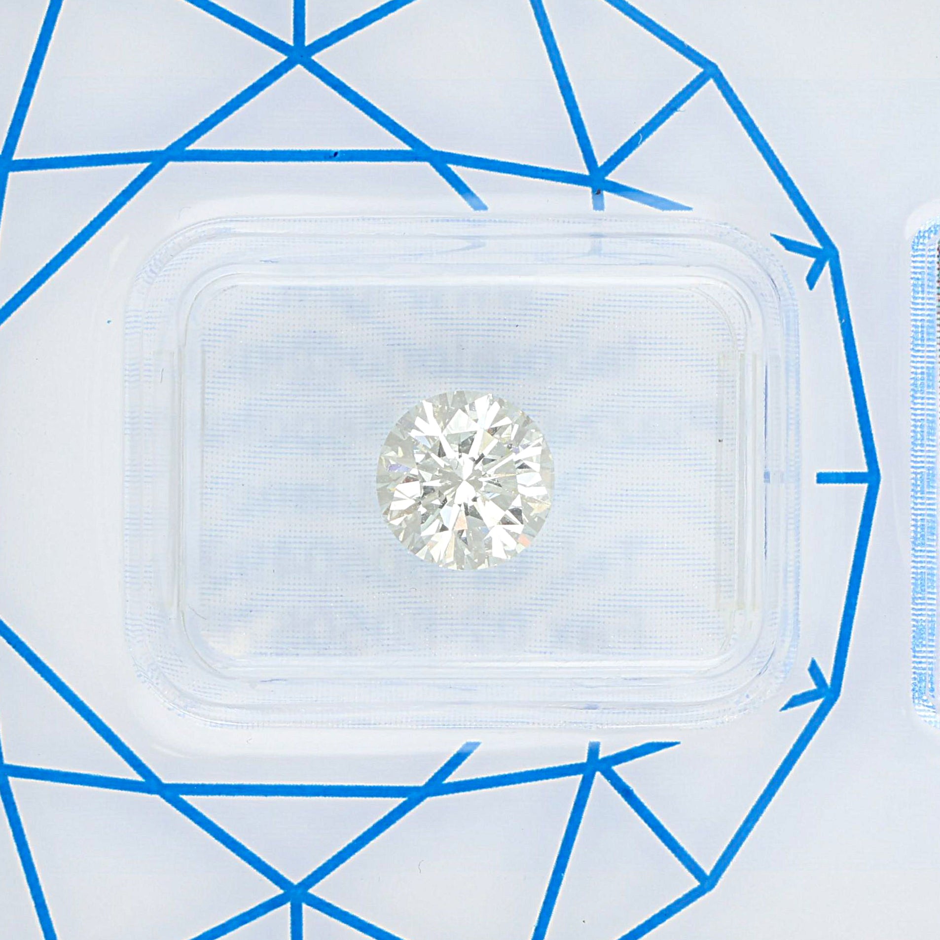 Diamante (Naturale) - 1.46 ct - Rotondo - K - VS2 - Istituto Gemmologico Italiano (IGI)