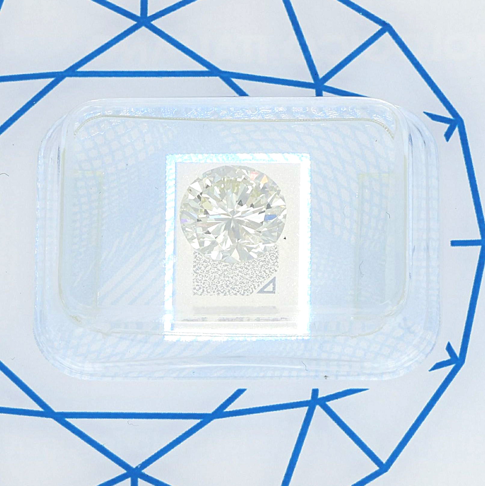 1 pcs Diamante (Naturale) - 1.43 ct - Rotondo - L - VS2 - Istituto Gemmologico Italiano (IGI)