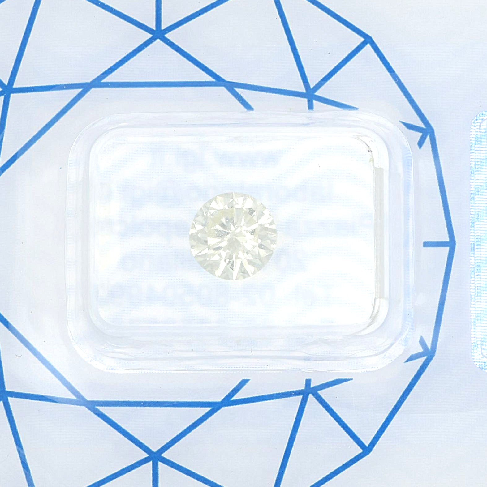 1 pcs Diamante (Naturale) - 1.24 ct - Rotondo - VS2 - Istituto Gemmologico Italiano (IGI)