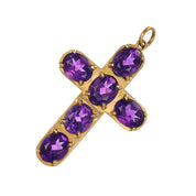 Ciondolo - 18 carati Oro giallo - 16.50ct. tw. Ametista