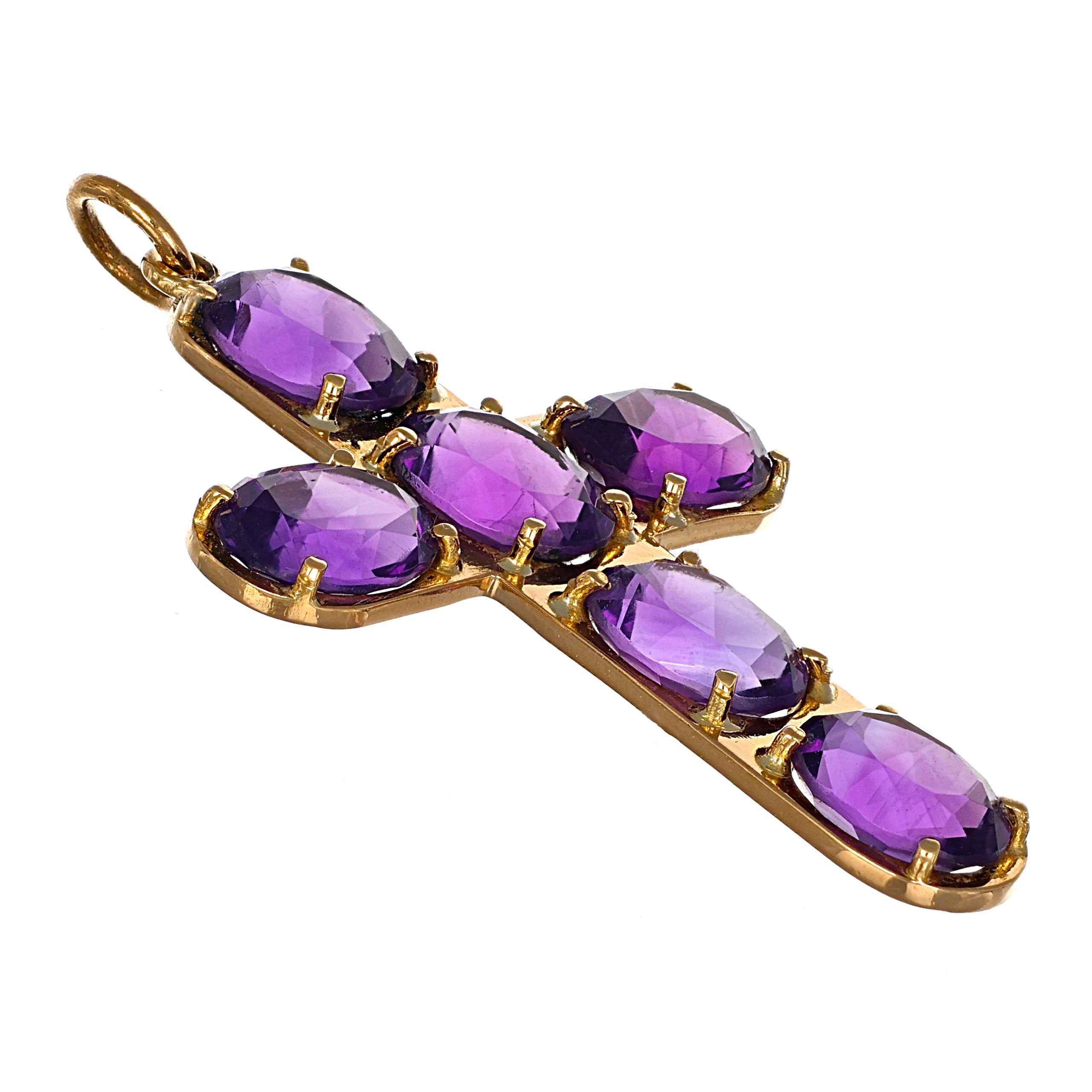 Ciondolo - 18 carati Oro giallo - 16.50ct. tw. Ametista