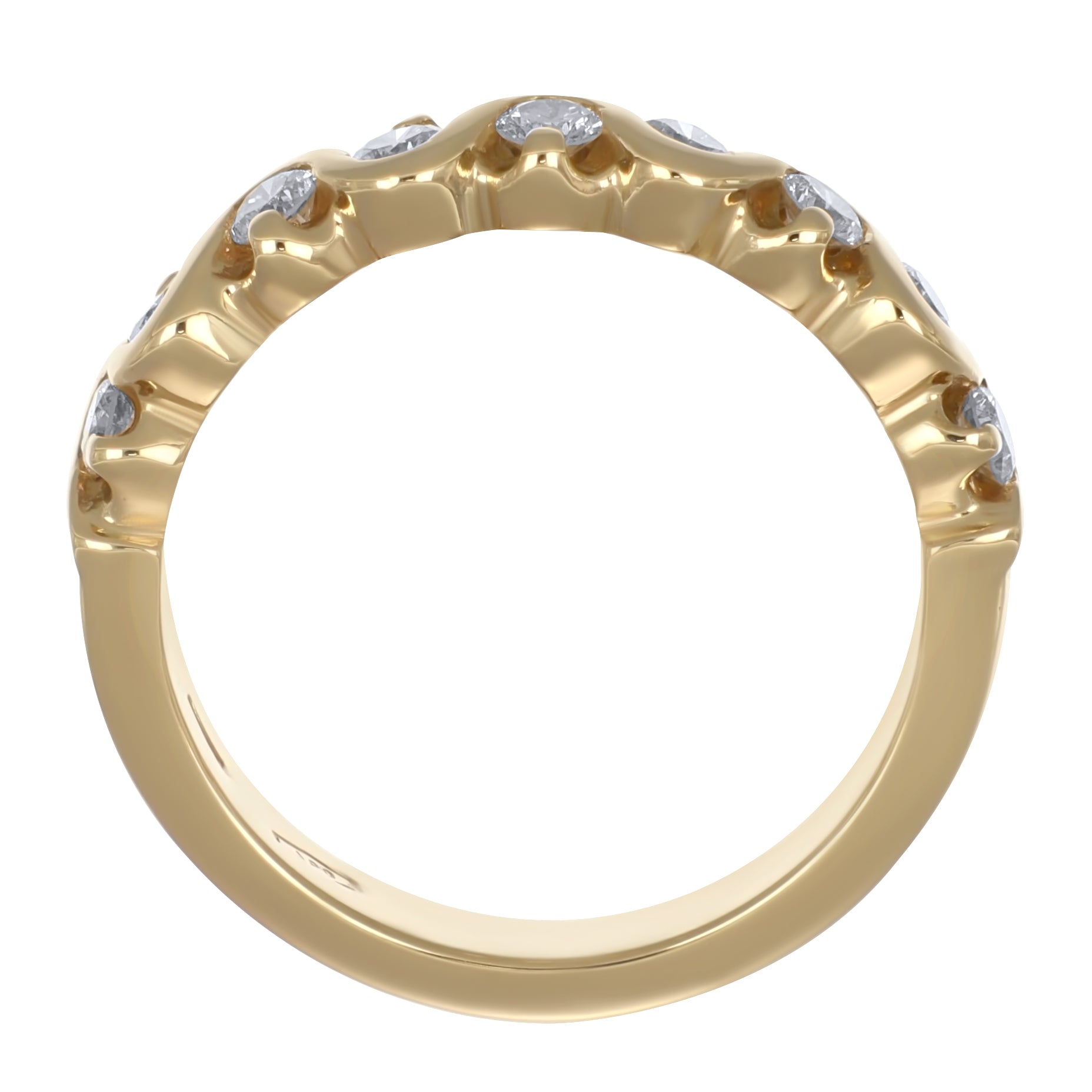 Anello - 18 carati Oro giallo - 0.36ct. tw. Diamante (Naturale)