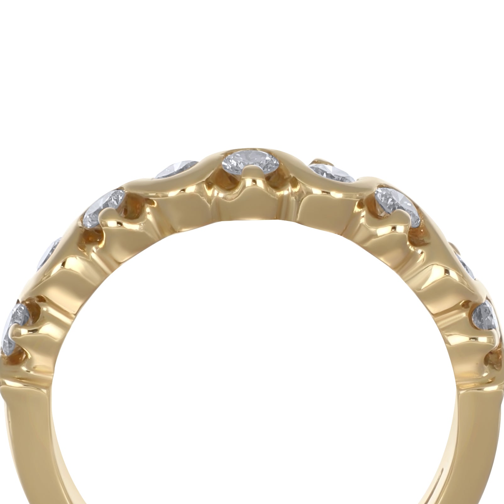 Anello - 18 carati Oro giallo - 0.36ct. tw. Diamante (Naturale)